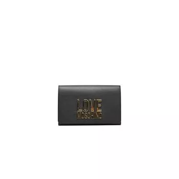 Черная полиэтиленовая женская сумка через плечо LOVE MOSCHINO