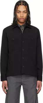 Черная полосатая рубашка Hyde rag & bone