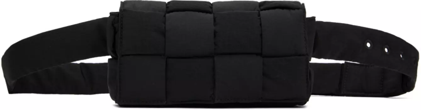 Черная поясная сумка Cassette Tech Bottega Veneta