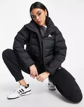 Черная пуховая куртка adidas Outdoor Helionic