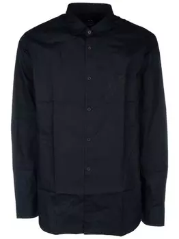 Черная рубашка Armani Exchange, черный