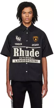 Черная рубашка Automobili Lamborghini Edition Rhude