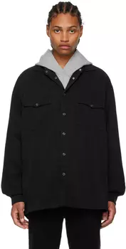 Черная рубашка без рубашки HOPE