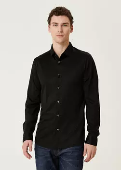 Черная рубашка Emporio Armani