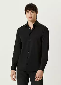 Черная рубашка Eton