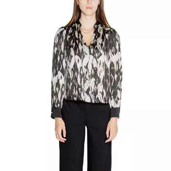 Черная рубашка из полиэстера Rinascimento