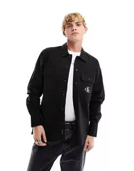 Черная рубашка из рипстопа Calvin Klein Jeans