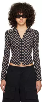 Черная рубашка Лара в стиле 90-х Misbhv