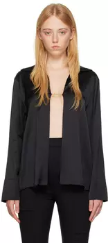 Черная рубашка Le Papier 'La Chemise Notte' Jacquemus