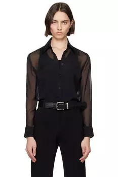 Черная рубашка Lea Slim Kallmeyer