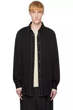 Черная рубашка Loop LEMAIRE