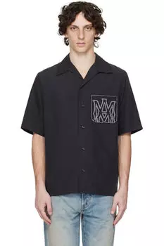 Черная рубашка MA Outline для боулинга AMIRI