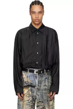 Черная рубашка на пуговицах Acne Studios