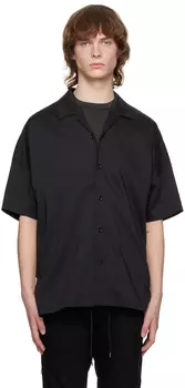 Черная рубашка на пуговицах ATTACHMENT