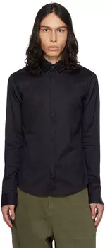 Черная рубашка на пуговицах Wooyoungmi