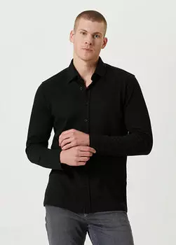 Черная рубашка Network