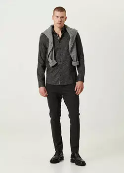 Черная рубашка Network