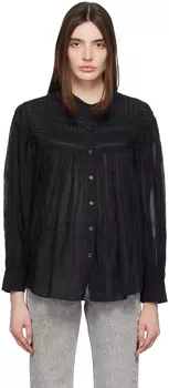 Черная рубашка Плалия Isabel Marant Etoile