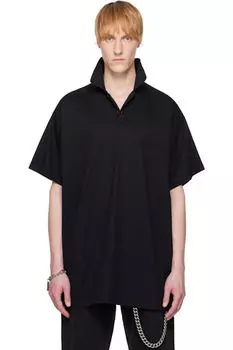 Черная рубашка-поло BB Garderobe Balenciaga