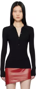 Черная рубашка-поло Cisca 16Arlington