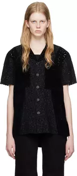 Черная рубашка с цветочным принтом Andersson Bell