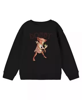 Черная рубашка с длинным рукавом Dobby Snap для мальчика Harry Potter, черный