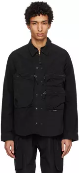 Черная рубашка с парашютом NEMEN