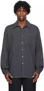 Черная рубашка с подъемом HOPE