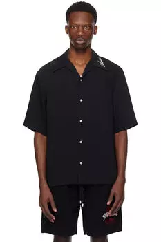 Черная рубашка с воротником «AMIRI»