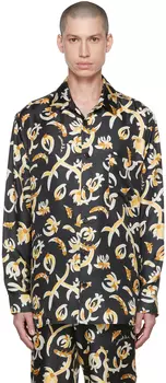 Черная рубашка Яри Nanushka