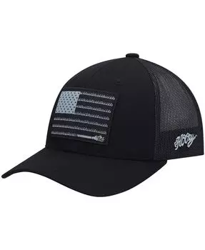 Черная сетчатая кепка Snapback для мальчиков Liberty Roper Trucker Hooey