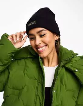 Черная шапка-бини Barbour International Apex