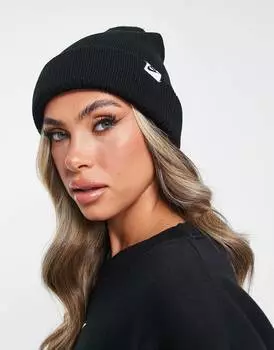 Черная шапка с манжетами Nike Futura
