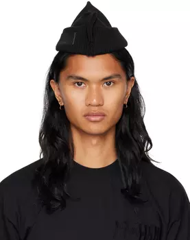 Черная шапка Солдатино Magliano