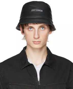 Черная шапка-ведро Skrholmen Puffer Stutterheim