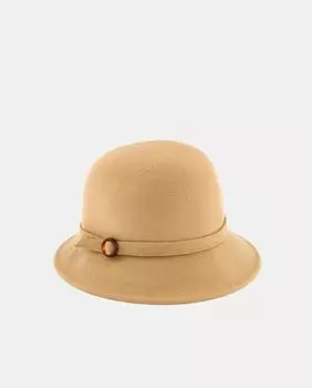 Черная шерстяная шляпа-клош с лентой Latouche, черный