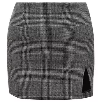 Черная шерстяная юбка Pinko