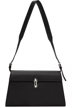 Черная Симметричная Сумка Через Плечо Savette