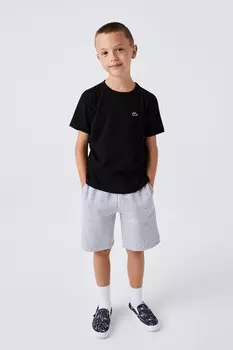 Черная спортивная футболка Blend из дышащего хлопка Lacoste, черный