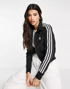 Черная спортивная куртка adidas Originals adicolor firebird