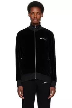 Черная спортивная куртка на молнии Palm Angels