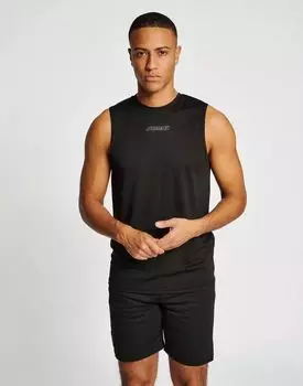 Черная спортивная майка Hummel