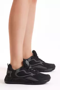 Черная спортивная обувь унисекс Tonny Black, черный