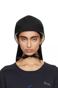 Черная стеганая кепка Bloomstein Bode