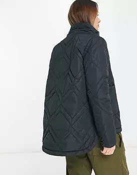 Черная стеганая куртка Barbour Elin