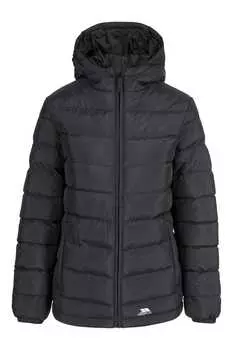 Черная стеганая куртка Elegant Trespass, черный