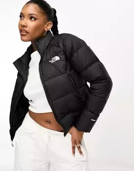 Черная стеганая куртка-пуховик The North Face Hyalite