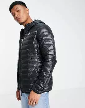 Черная стеганая куртка с капюшоном adidas Outdoors