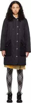 Черная стеганая куртка с терморегулированием Burberry