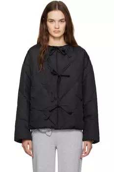 Черная стеганая куртка Ukiyo Sleeper